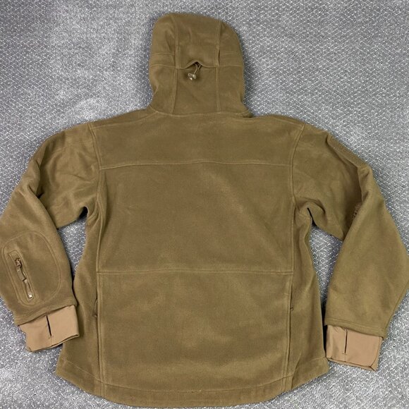 Condor Sierra Hooded Fleece Jacket Men's 3XL Coyote Brown Tan Tactical Utility - Picture 4 of 15